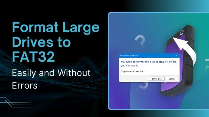 Format Large Drives to FAT32